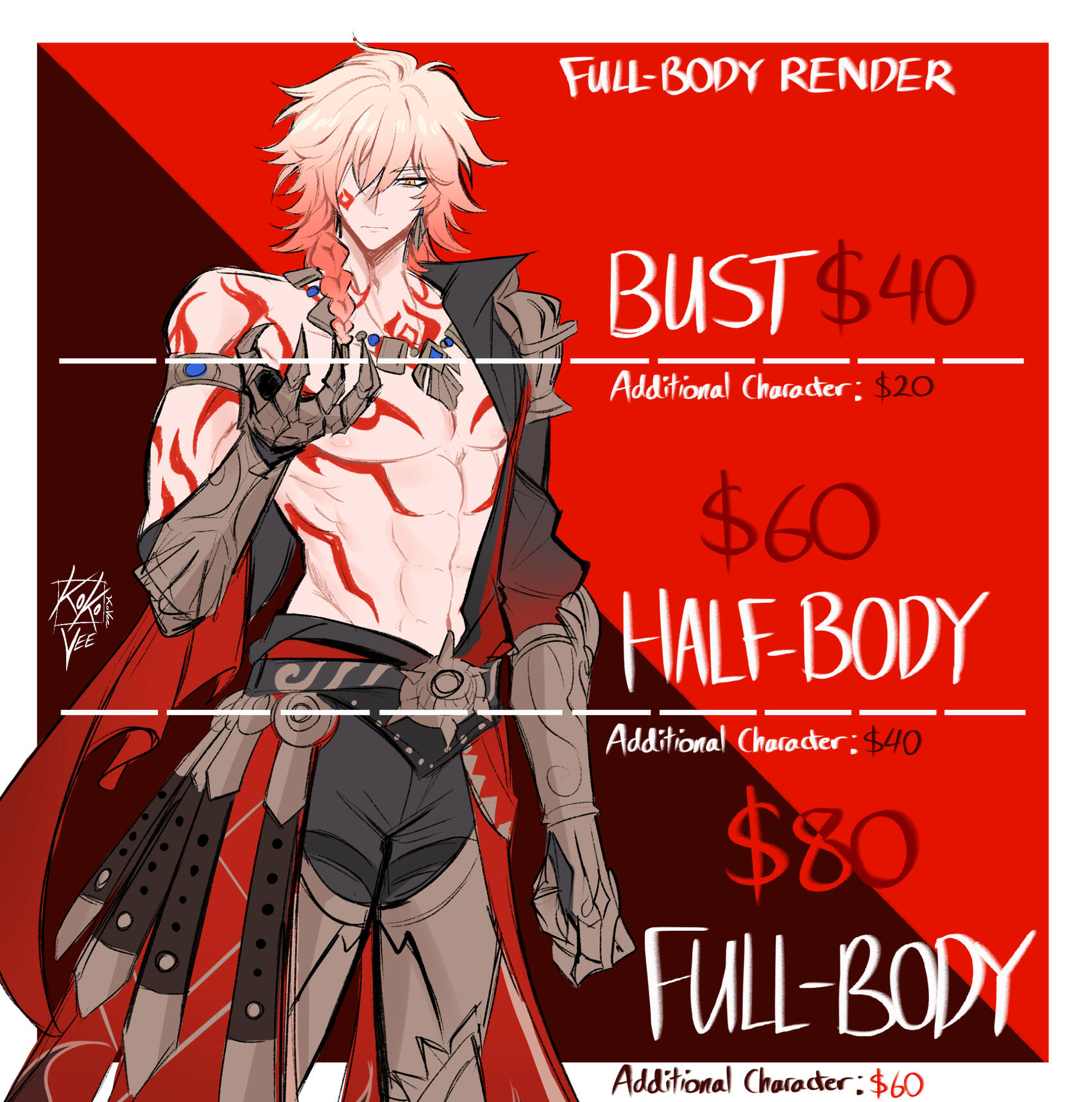 Full-Body Render Example